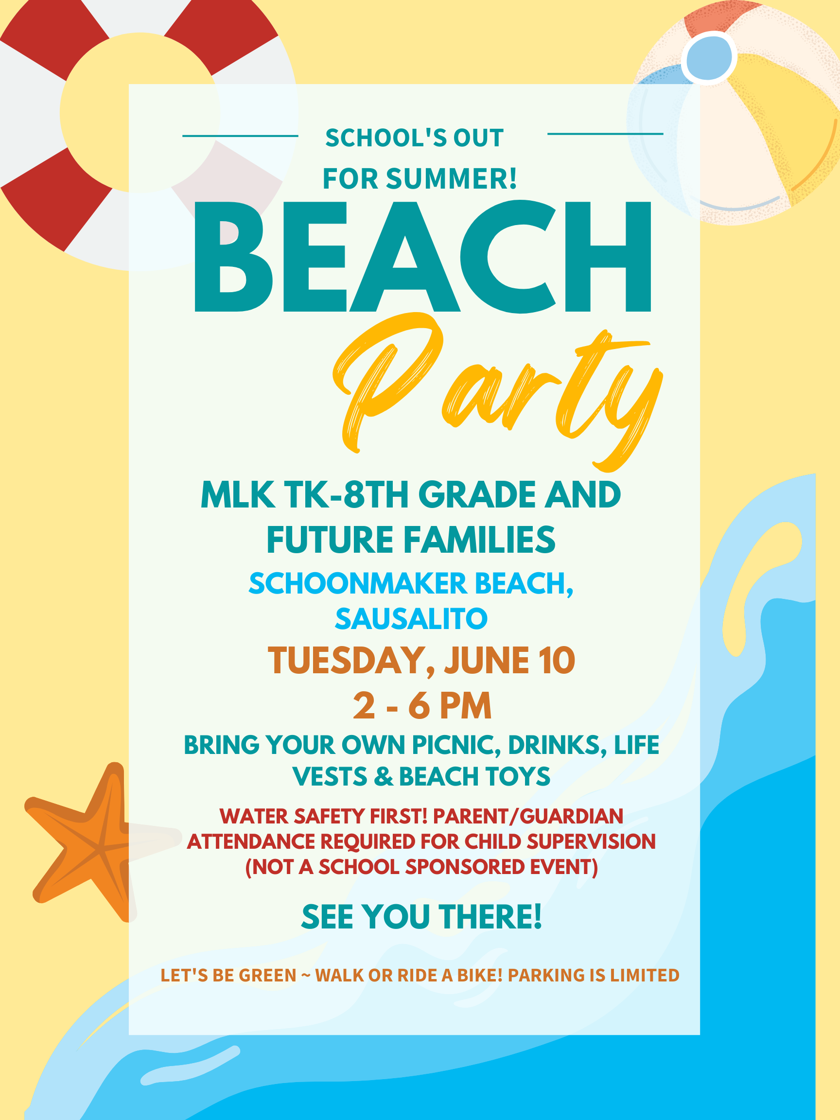 Beach Party Flyer